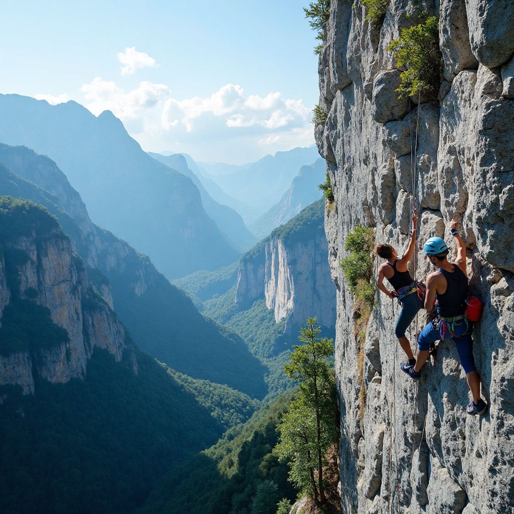 Rock climbing in Blue Mountains