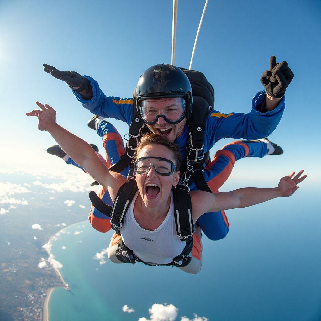 Skydiving adventure option
