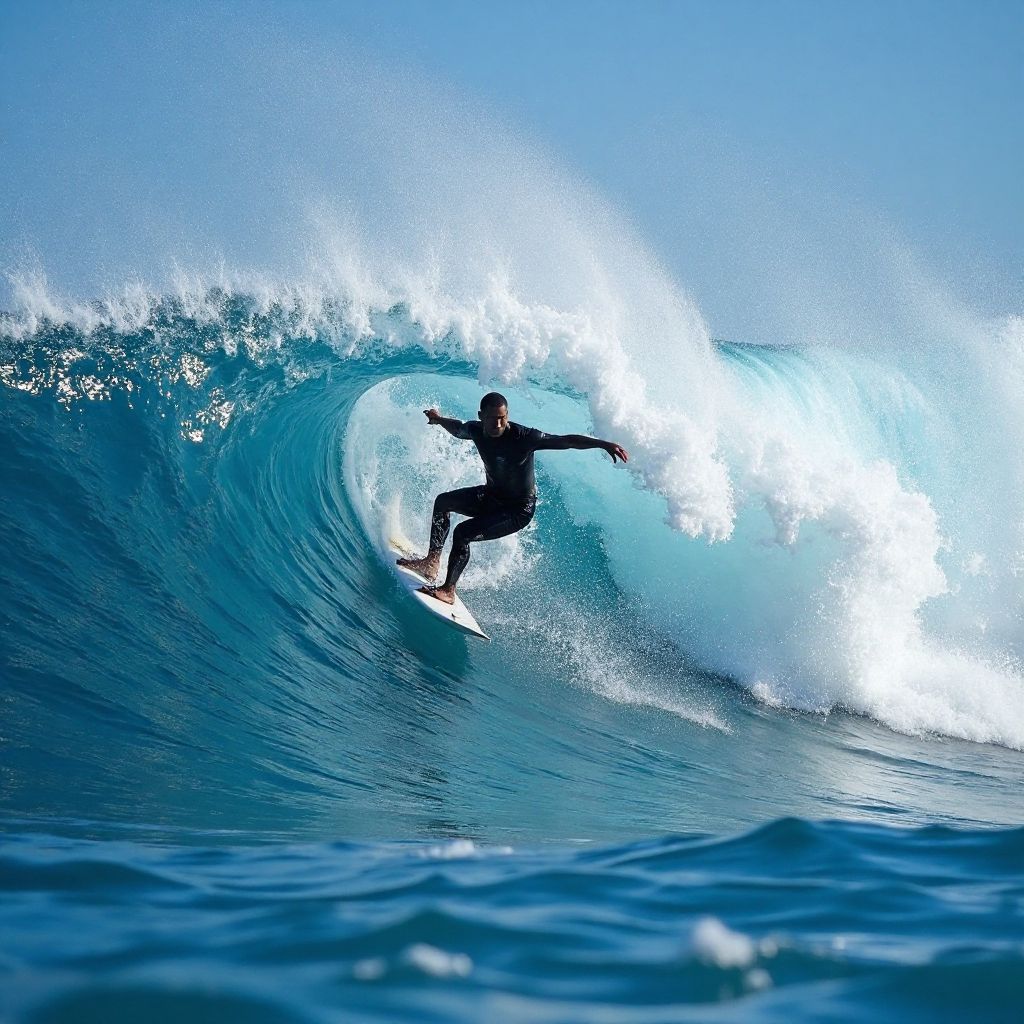 Big wave surfing in Australia